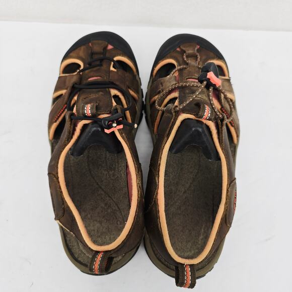 Keen Women's Newport Leather Hiking Sandals Brown 10 - Picture 3 of 7